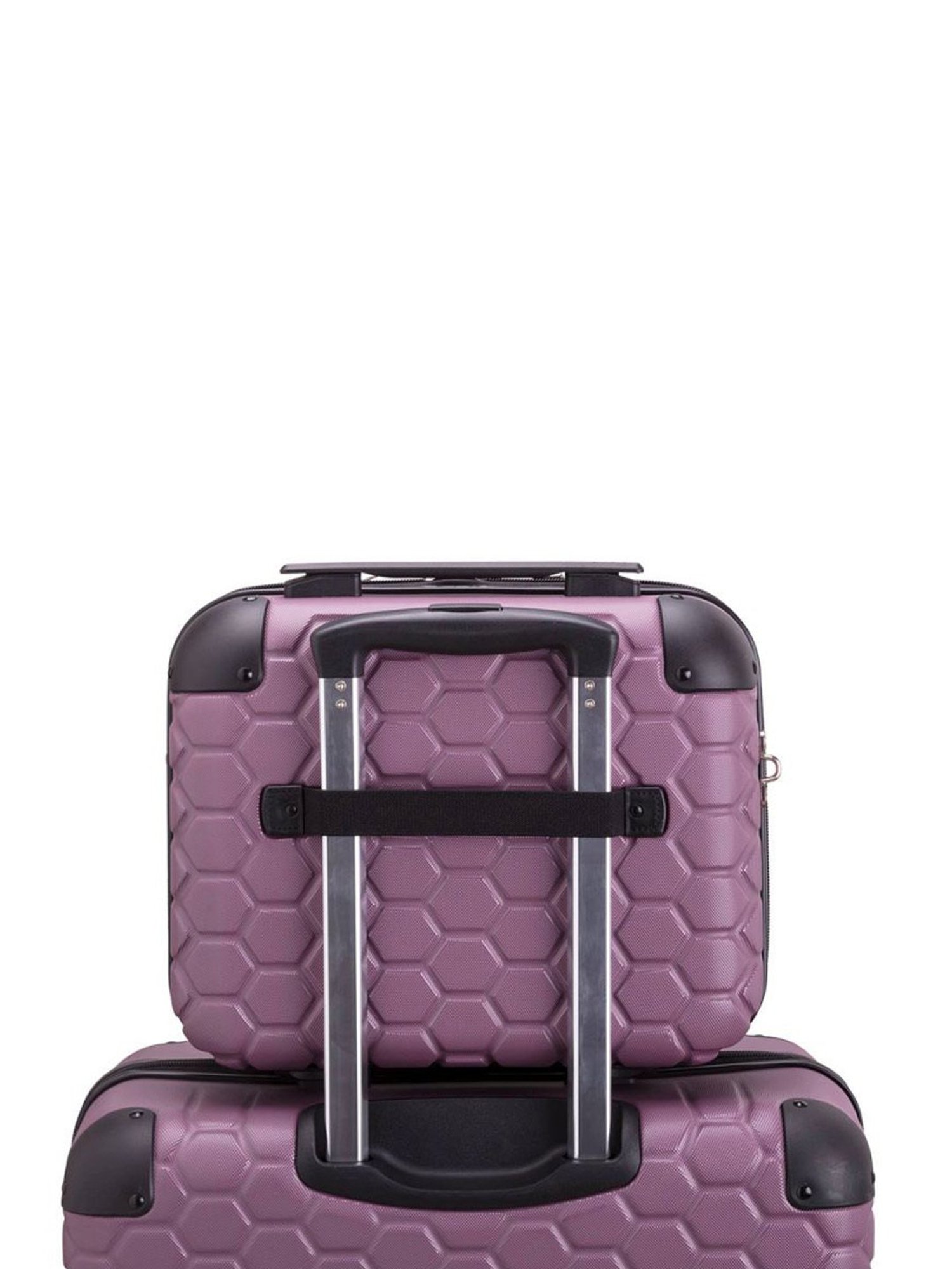Carpisa Gotech Mauve Polycarbonate Textured Beauty Case