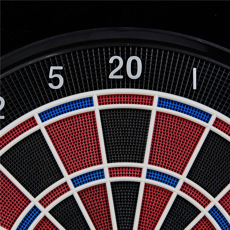 MD Sports New Haven Electronic Dartboard with Cabinet