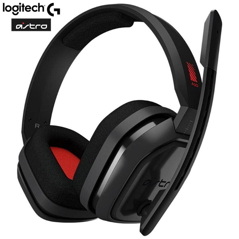 Logitech ASTRO A10 Wired Headset Over-Ear Gaming Headphones Noise Cancellation For PlayStation 4,PS4,Xbox One, PC, Mac,Switch