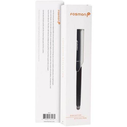 Fosmon EXECUTIVE Series 2-in-1 Ballpoint Pen and Capacitive Stylus for Apple iPhone 5S, Samsung Galaxy Note 3, and Touch Screen Devices (Black)