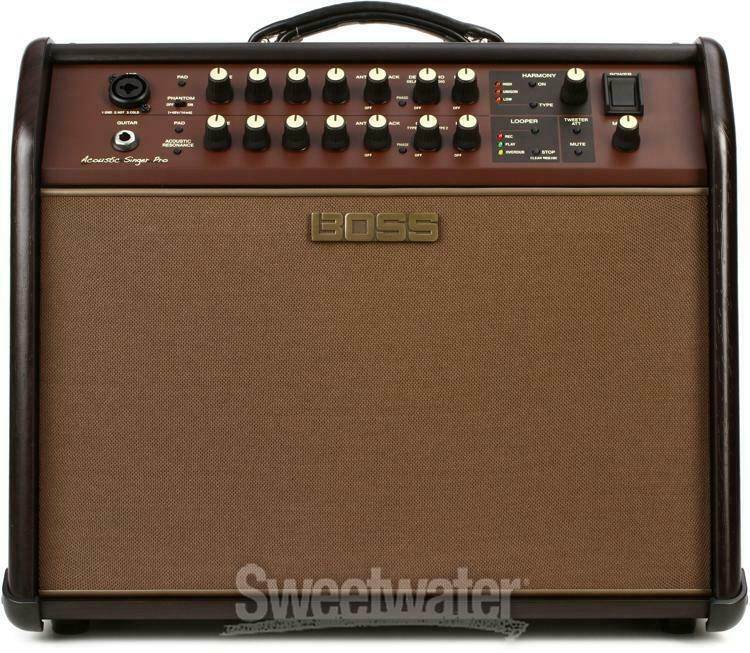 Boss Acoustic Singer Pro 120-watt Bi-amp Acoustic Combo with FX