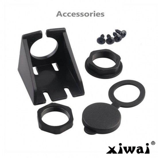 Xiwai Dual USB 3.0 Extension AUX Flush Mount Car Mount Extension Cable for Dashboard Panel 2m