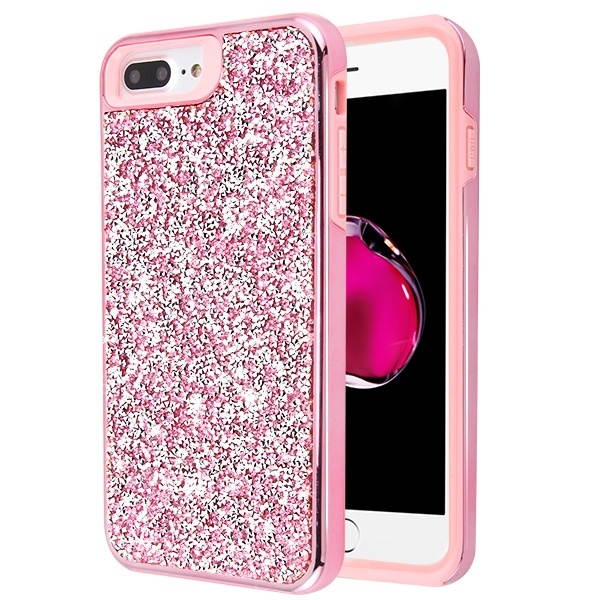 MYBAT Electroplated Pink/Pink Hybrid Protector Cover(with Package)