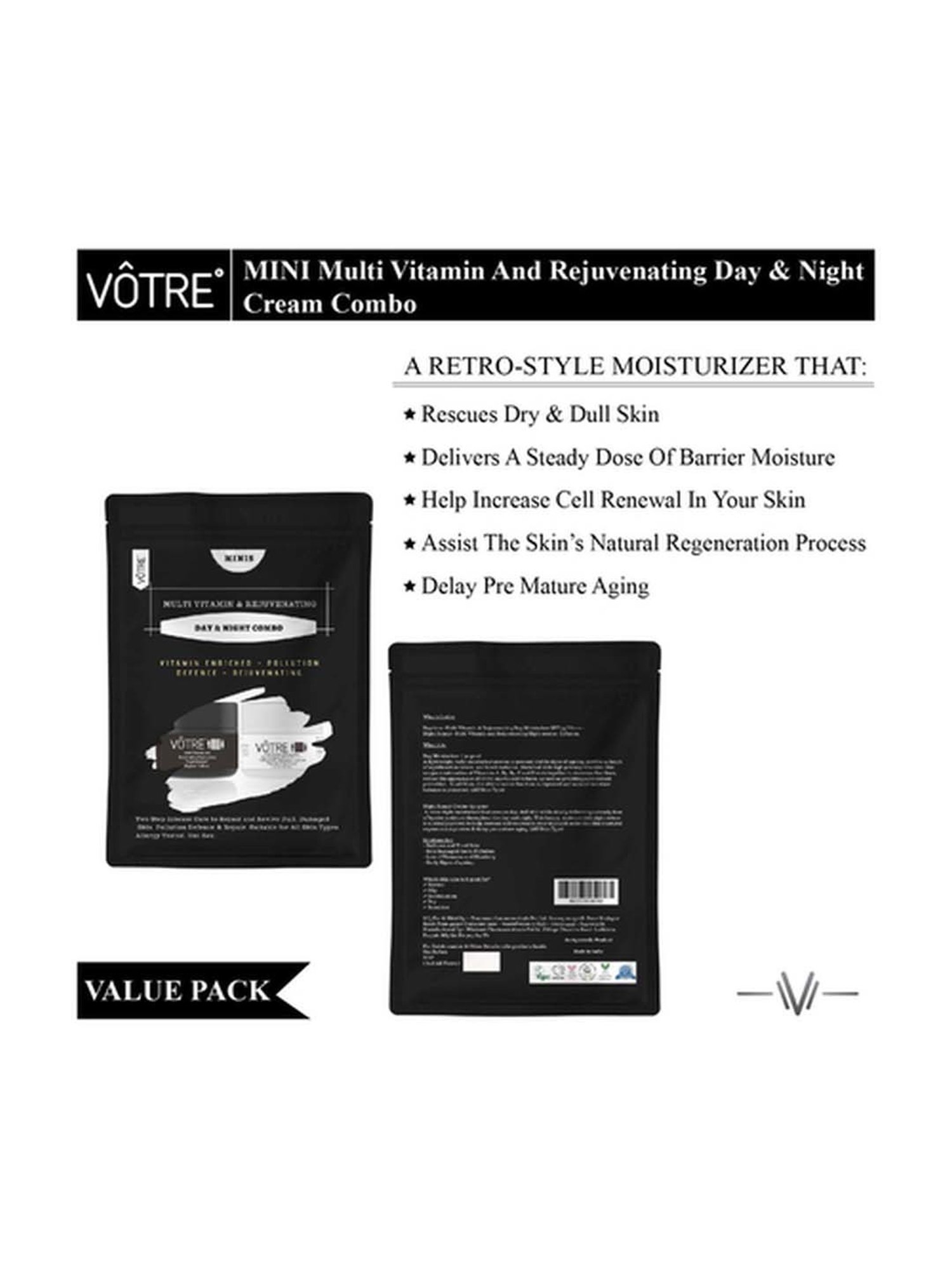 Votre Mini Multi Vitamin & Rejuvenating Day & Night Combo