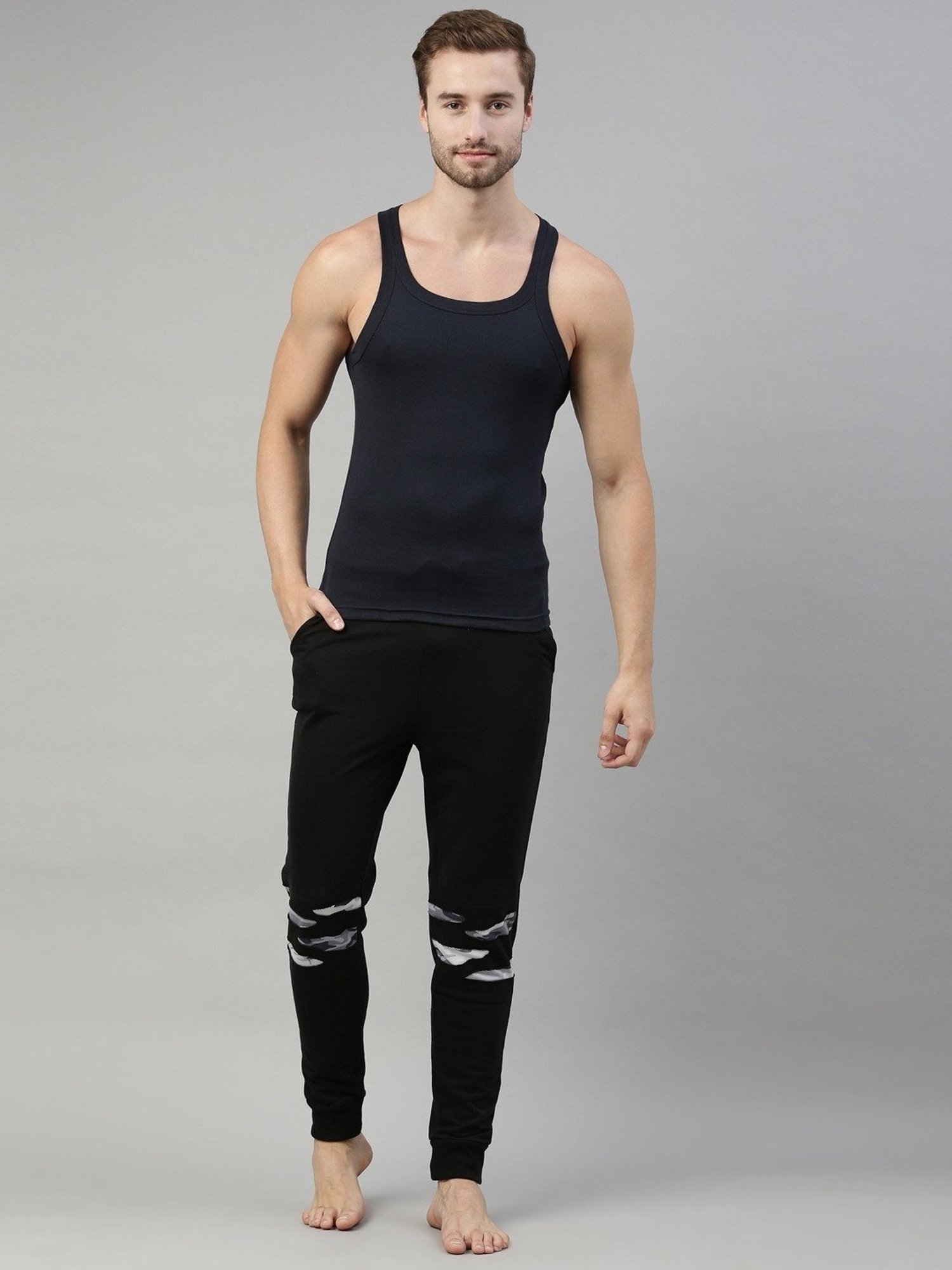 Dixcy Scott Originals Multi Cotton Regular Fit Vest - Pack Of 2