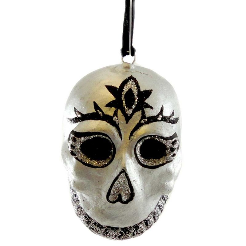 Holiday Ornament Skull Ornament Halloween  -  Tree Ornaments