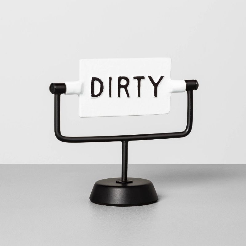 'Clean / Dirty' Reversible Sign White/Black - Hearth & Hand™ with Magnolia