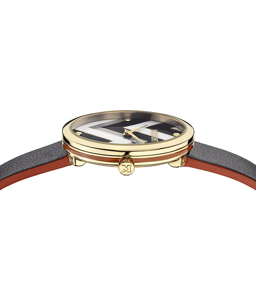 Missoni M1 Joyful Black Leather Watch