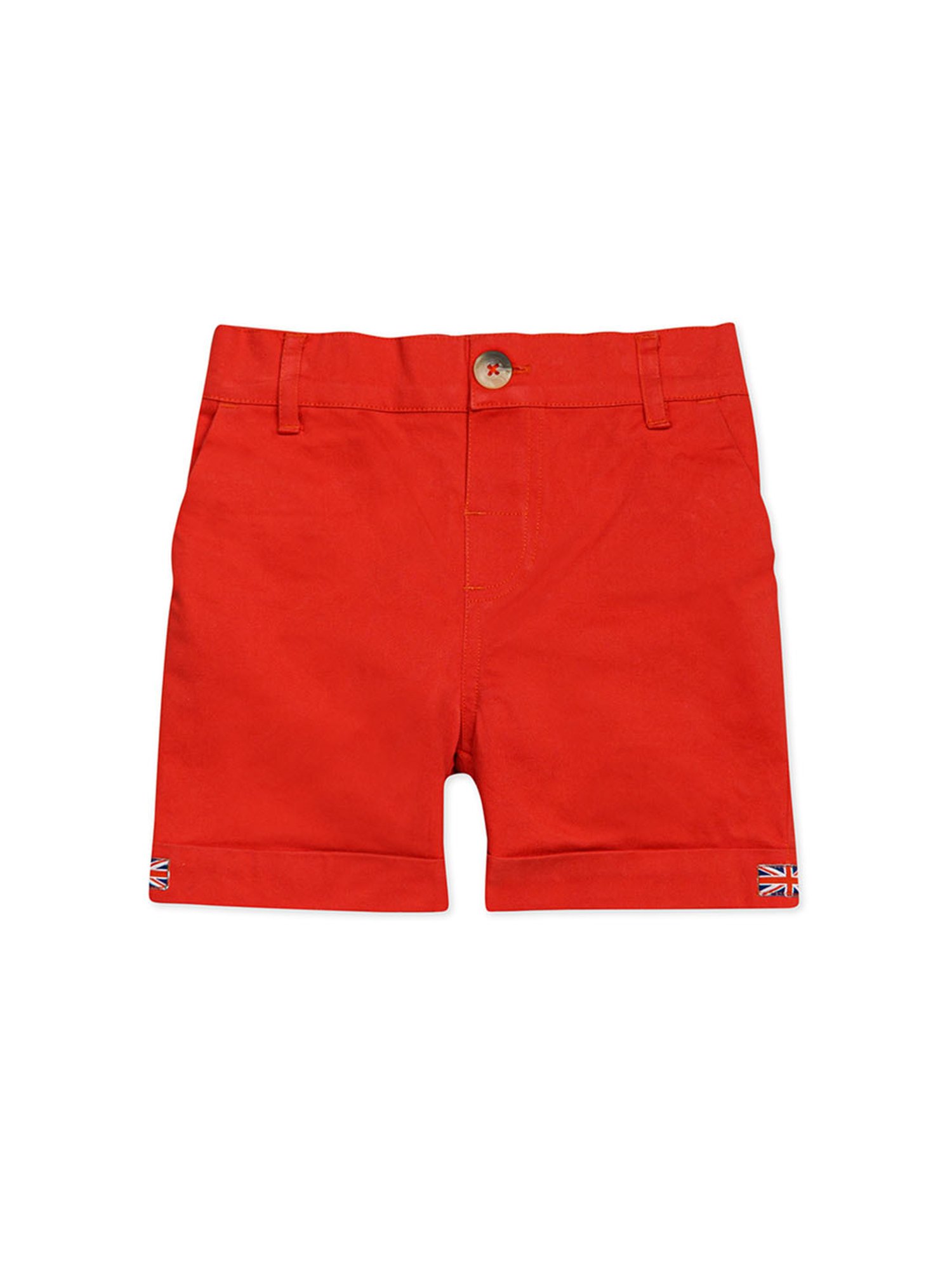 H by Hamleys Kids White & Red Printed Shirt, Shorts with Bow