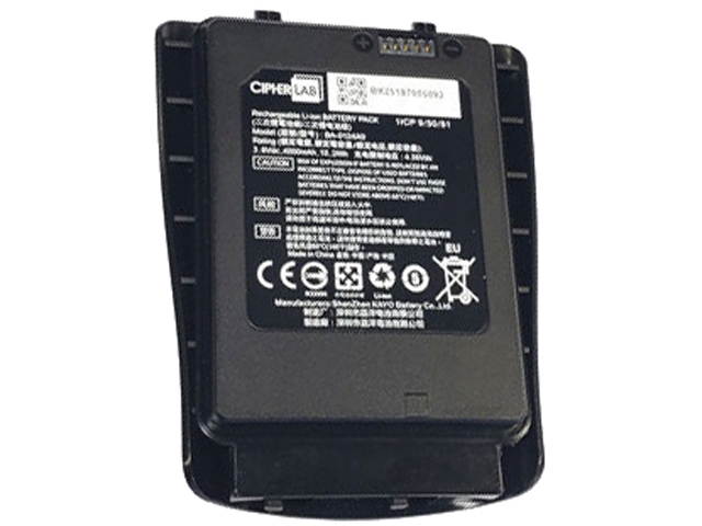 CIPHERLAB ACCESSORY BATTERY MODULE RK25 4000MAH LIION REPLACES KBRK250X01504