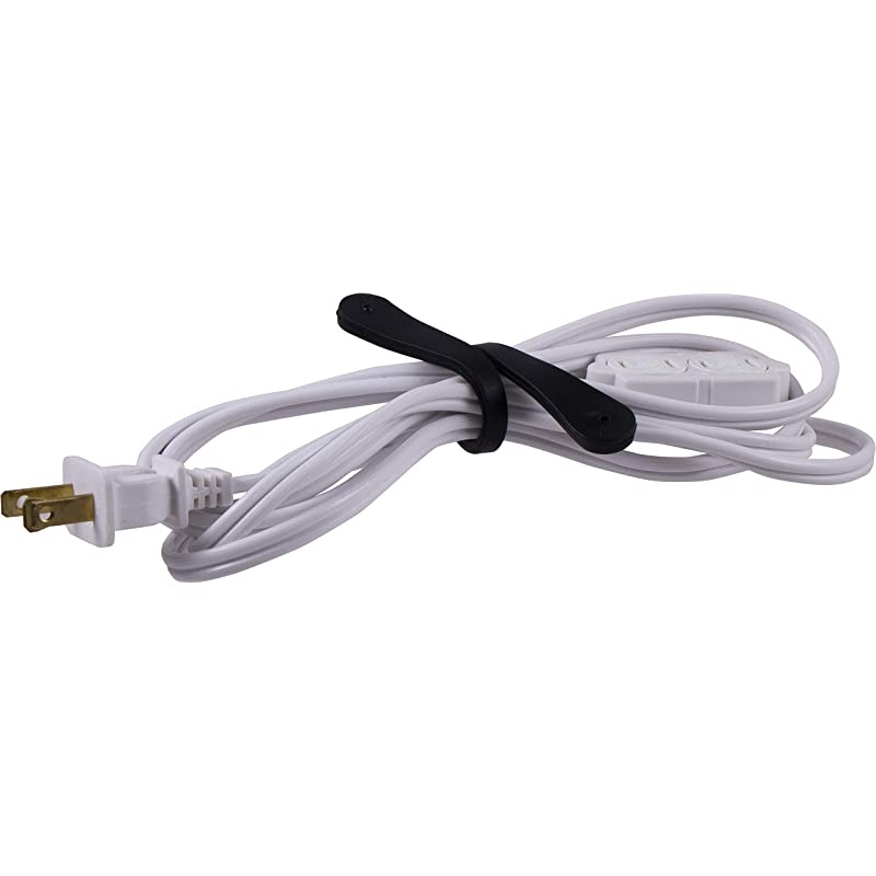 6 Inch Cable Ties 6 Pack Organize Your Cords Travel Accessories Cable Management Flexible Silicone Reusable Use for Charging Cords TV Cables Laptop Cables Assorted Colors 28417