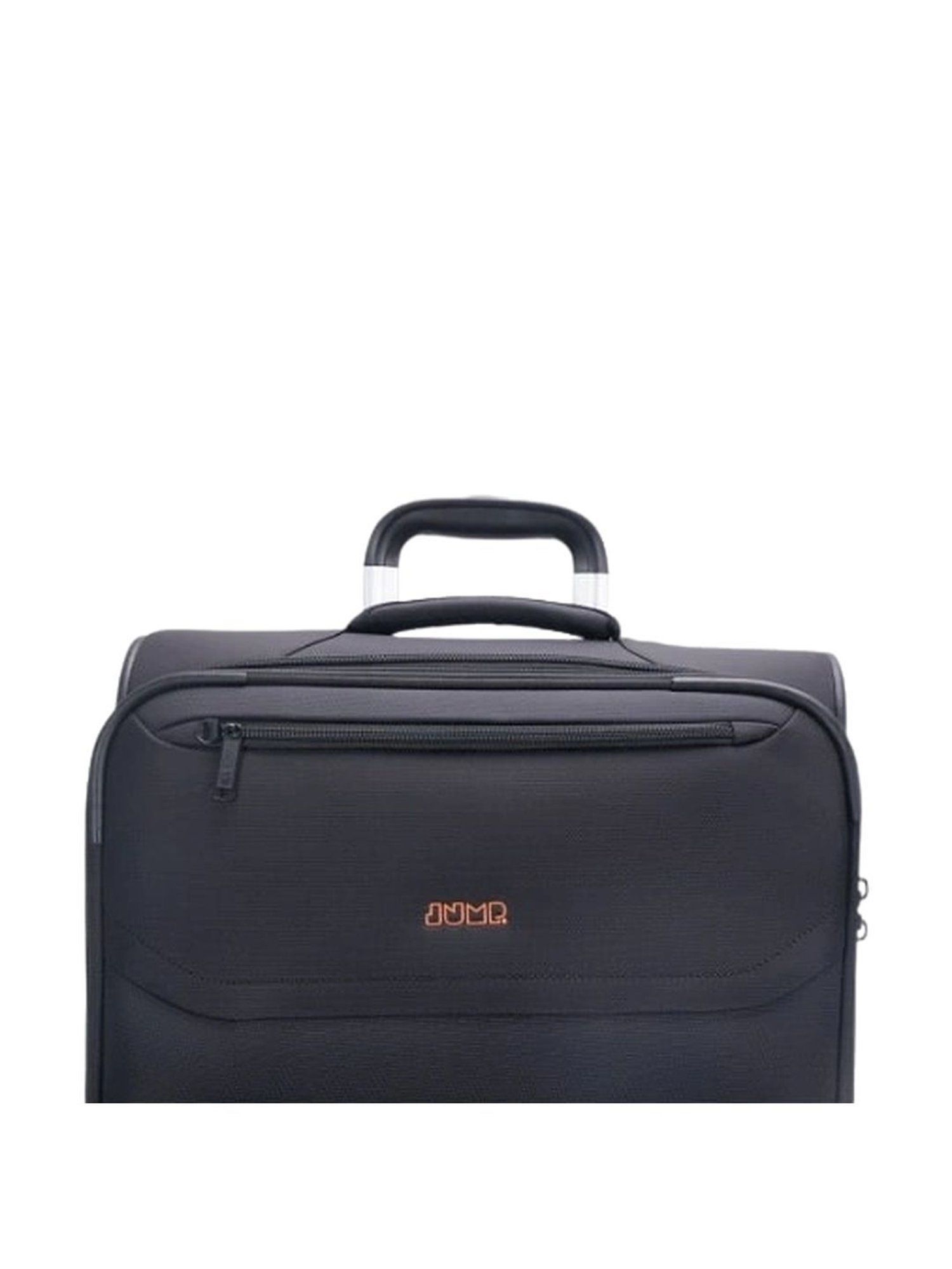 Jump Moorea 2 Black 8 Wheels Medium Soft Cabin Trolley Bag