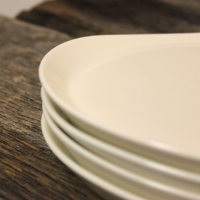 BergHOFF Eclipse 8.5" Porcelain Round Salad Plate, Set of 4