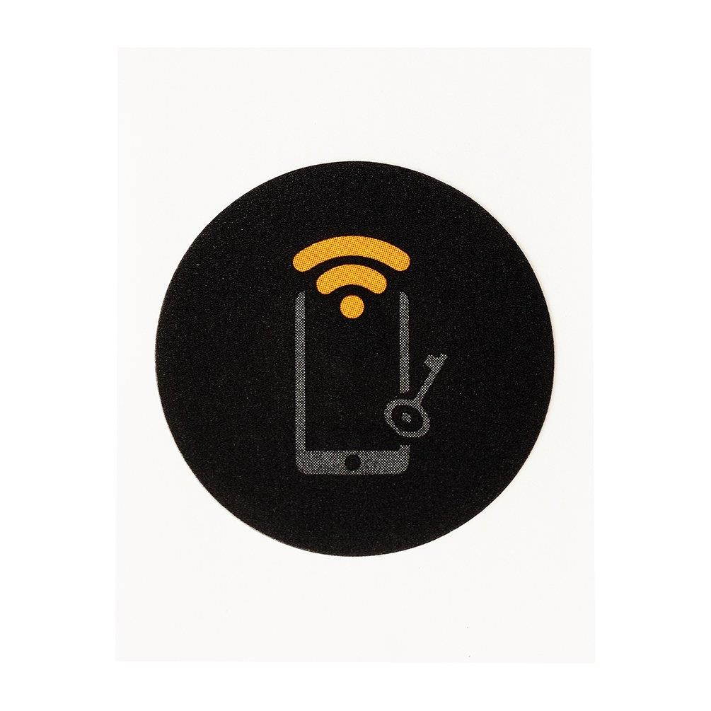 30 x Black NTAG215 NFC Sticker Tag 25mm ( 1 inch ) Round 504 Bytes NTAG 215 NFC Label Compatible TagMo for Nintendo Amiibo, Works with All NFC Enable Phones--TimesKey