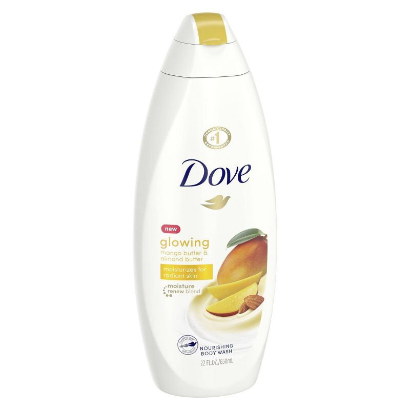 Dove Glowing Mango & Almond Butter Body Wash Soap - 22  fl oz