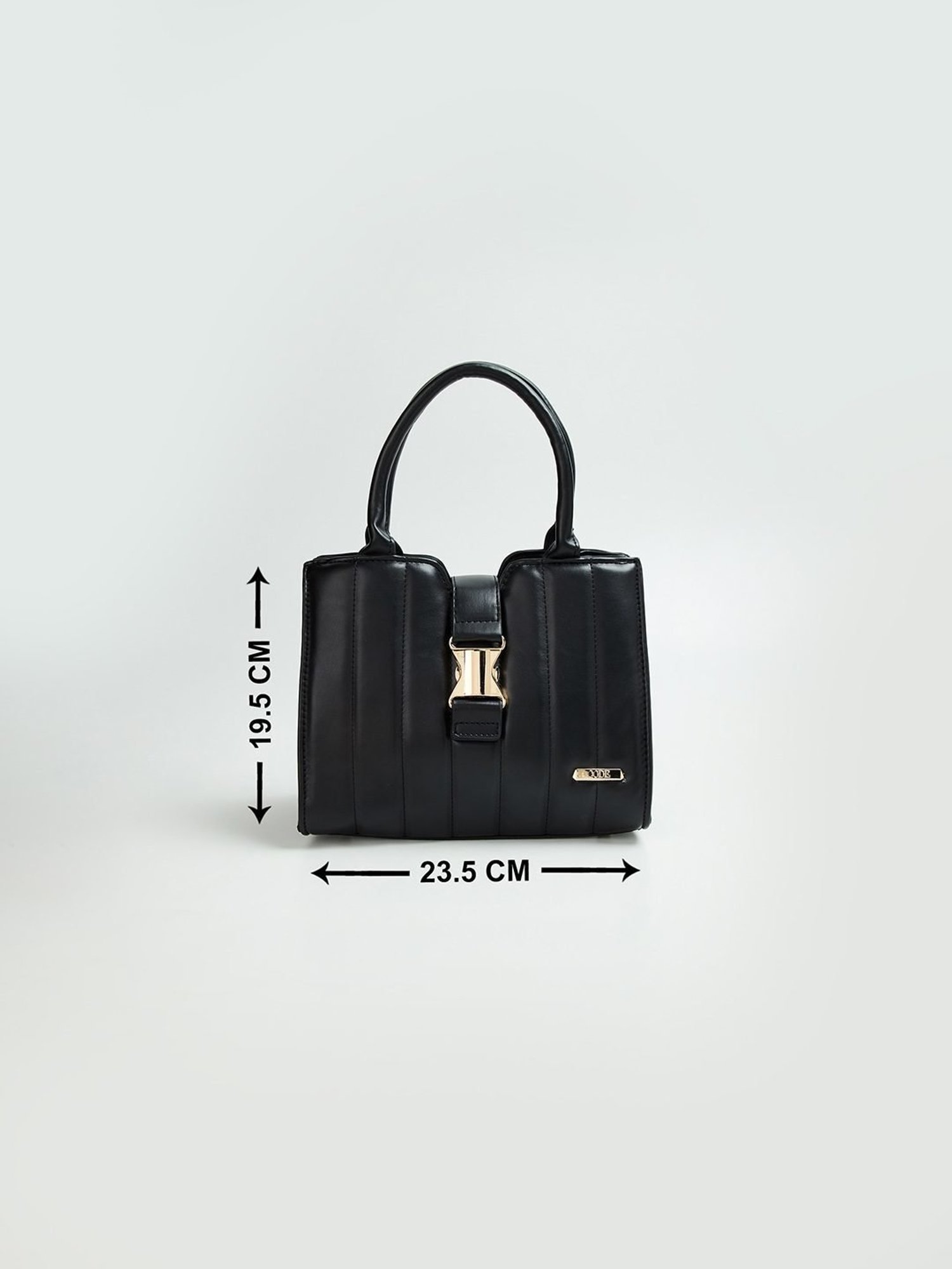 Code by Lifestyle Black Handbag