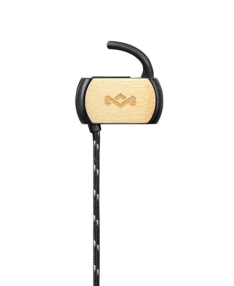 House Of Marley Voyage BT In-Ear Bluetooth Headphones with Mic, Black, EM-FE053-SB