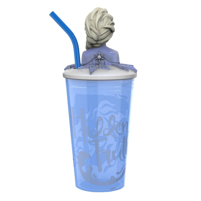 Disney Spider-Man 22oz Plastic Flip Top Tumbler with Strap Red