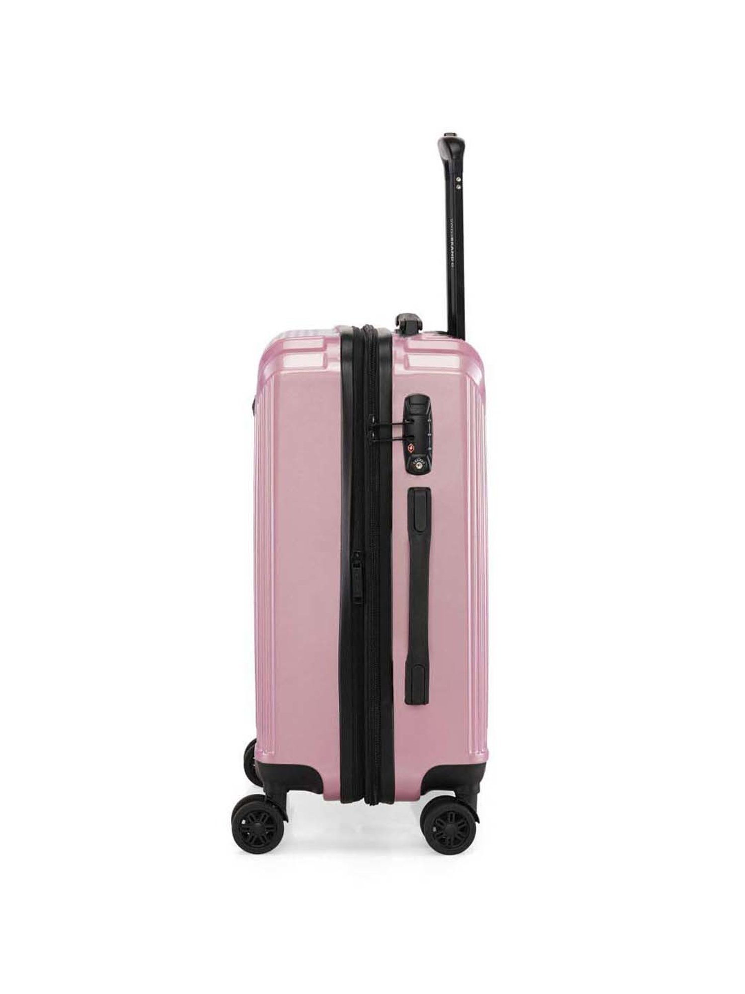 Swiss Brand Vernier Blush Pink 8 Wheel Small Hard Cabin Trolley - 36 Inch