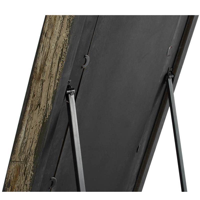 15"x51" White Full Length Over The Door Mirror White - Patton Wall Decor