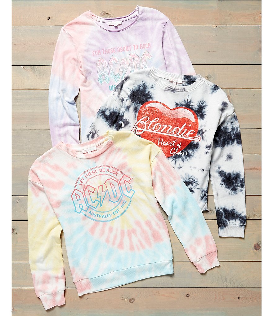 Dream Life Big Girls 7-16 Embossed Heart Cozy Hoodie