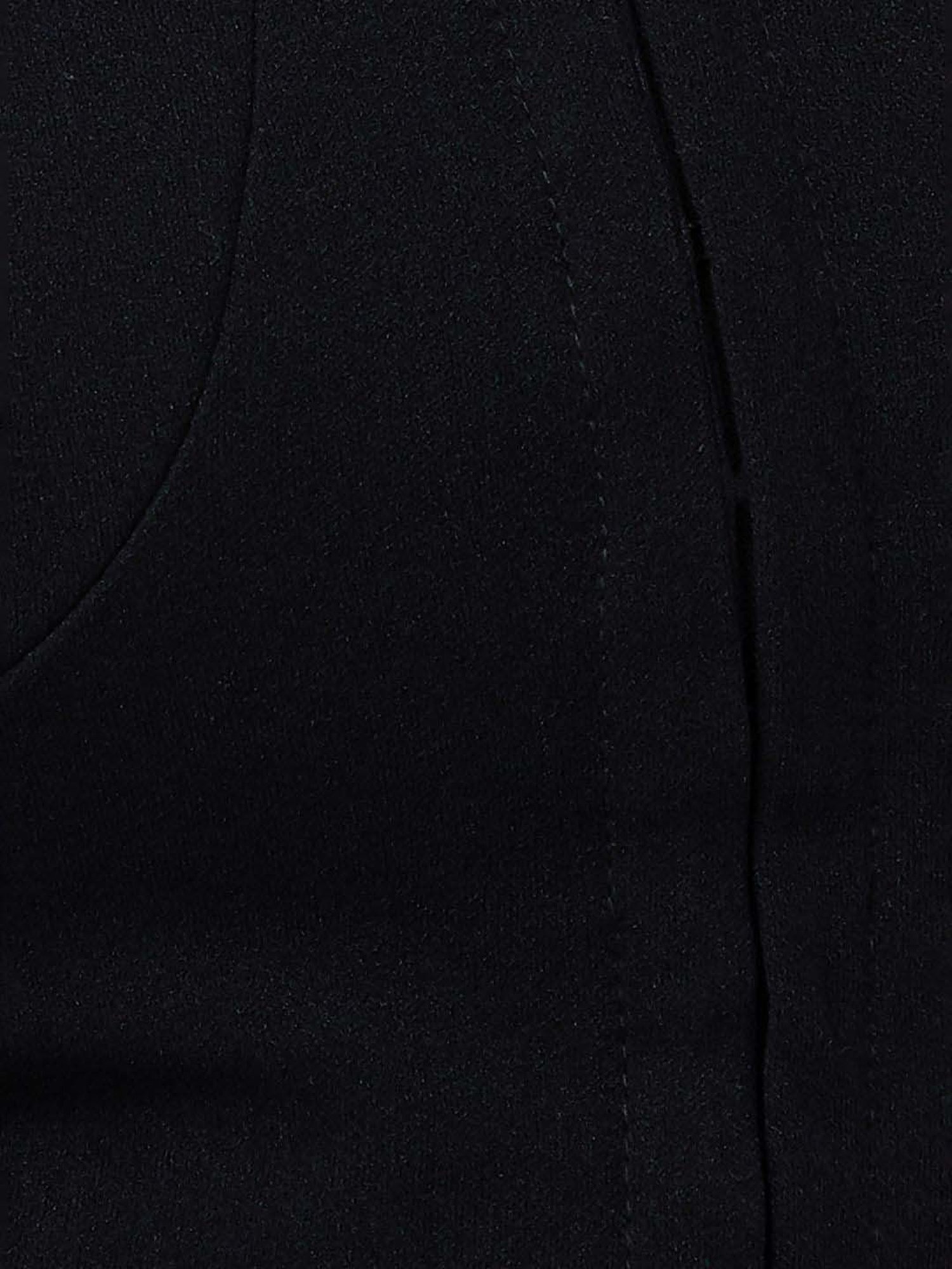 Ginger by Lifestyle Black Regular Fit Crop Top