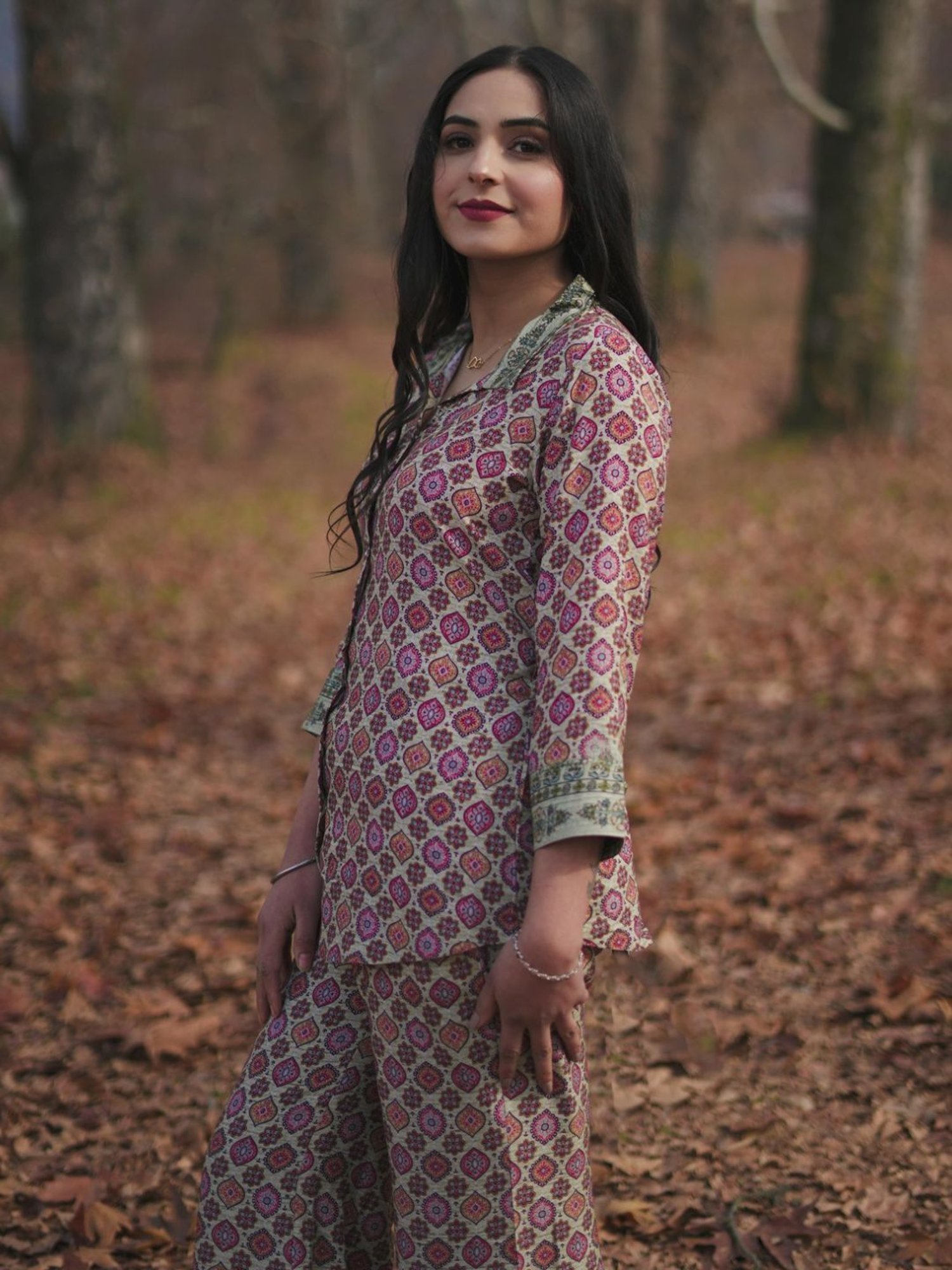 Kaftanize Geo-Fusion Co-ord Set