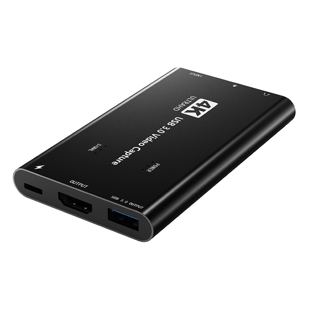 Sishuo  Video Capture Card, 1080P 60FPS HDMI Game Capture Card, 4K HDMI Capture Card for Gaming, Streaming, Teaching, Video Conference, Live Broadcasting, OBS Live Streaming Recorder Device.