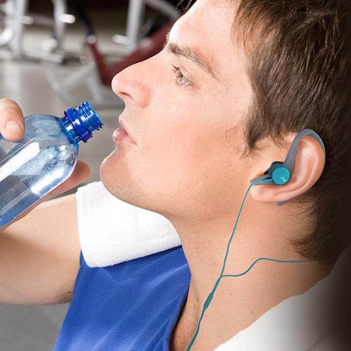 JVC Black HAECX20B SportsSeries Fitness Hdphn