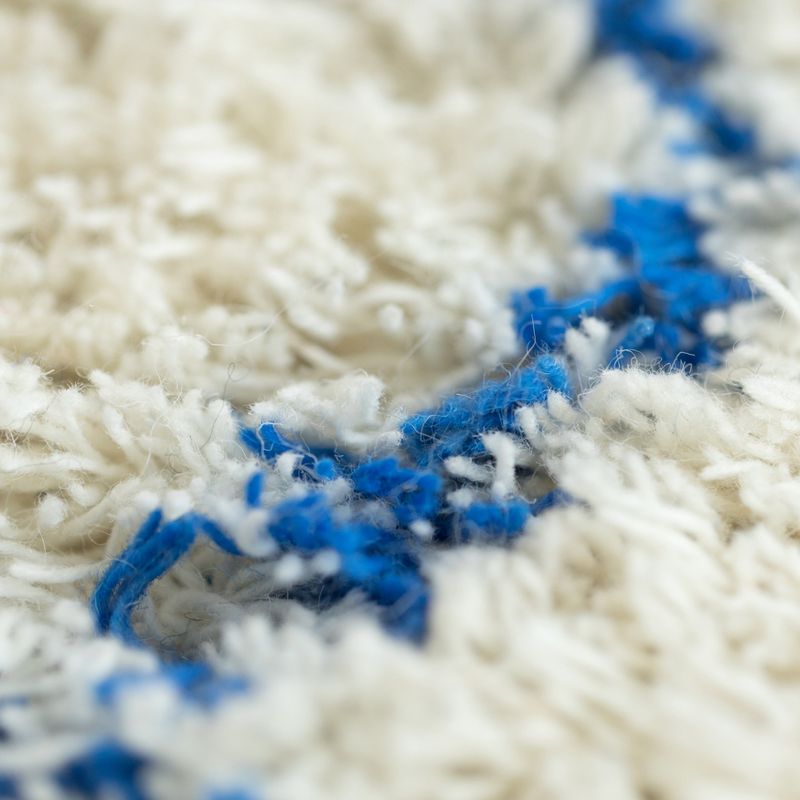 1'10"x1'10" Rectangle Woven Accent Rug Multicolored - DEERLUX