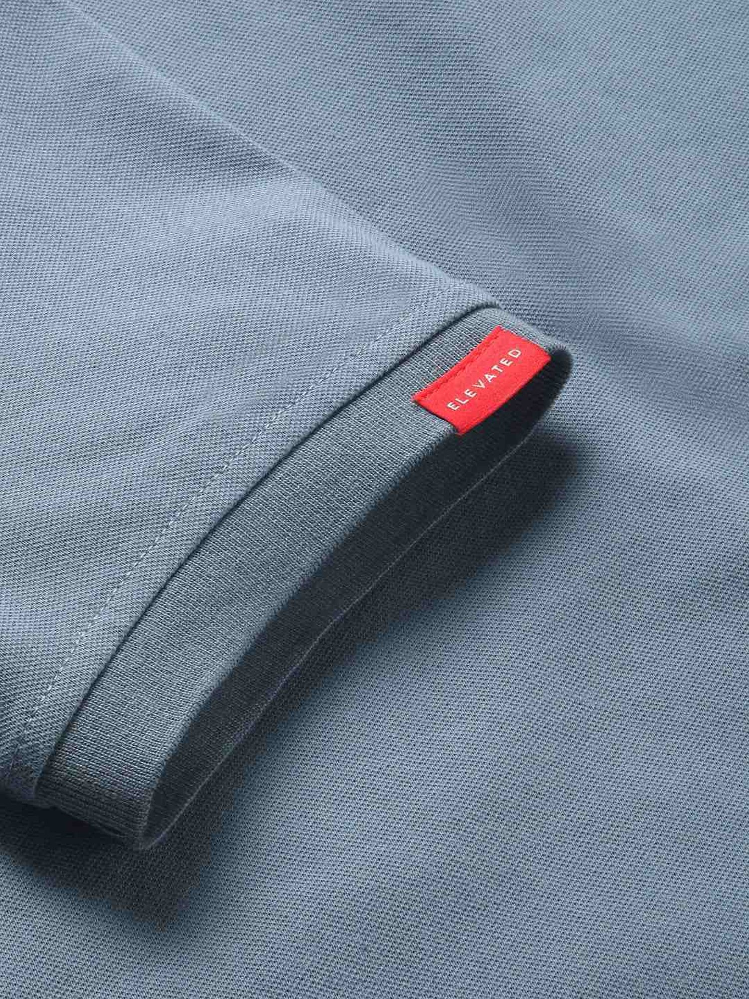 The Bear House Teal Blue Slim Fit Polo T-Shirt