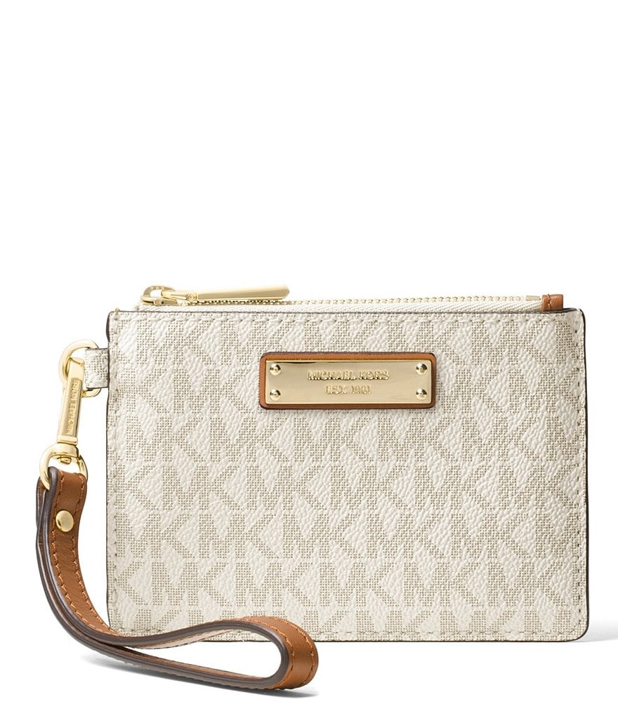 HOBO Link Leather Zip Wristlet