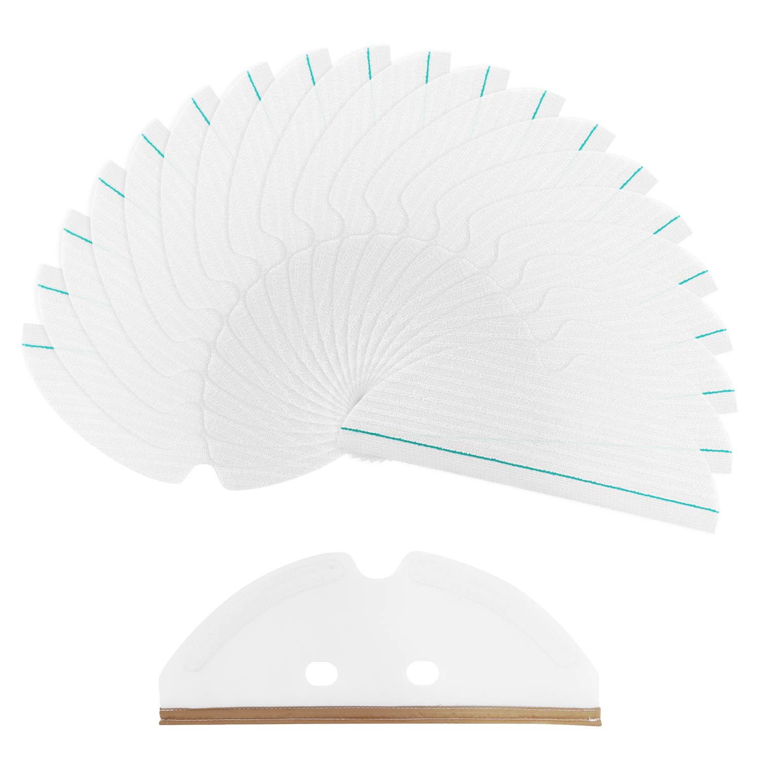 BluePower Disposable Replacement Mop Parts Kit Mops Cloth for XIAOMI S5 S50 S52 Roborock S6 Robot Vacuum Cleaner Accessory Replacement Parts 21Pcs