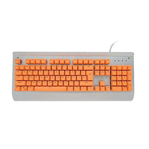Bossi Backlit Keycaps Mechanical Keyboard Keycaps PBT Doubleshot Keycaps Replacement Cherry MX Mechanical Keyboard Keycaps with Key Puller - Orange