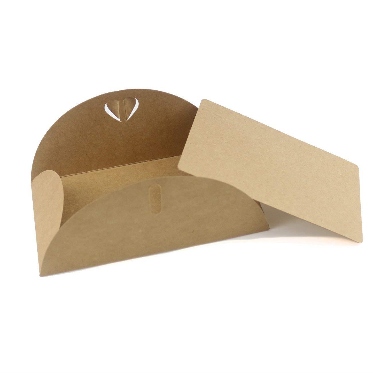 Ogrmar Brown Kraft Paper Thank You Cards Thank U Greeting Card with Kraft Paper Envelopes for Wedding, Graduation 6.9"x4.3" Pack of 20 (Sunflower)