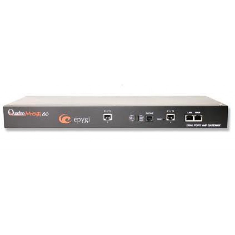 Epygi - SKU-QM-0004 - Epygi Rack Mountable QuadroM E1/T1 Gateway (Quad)