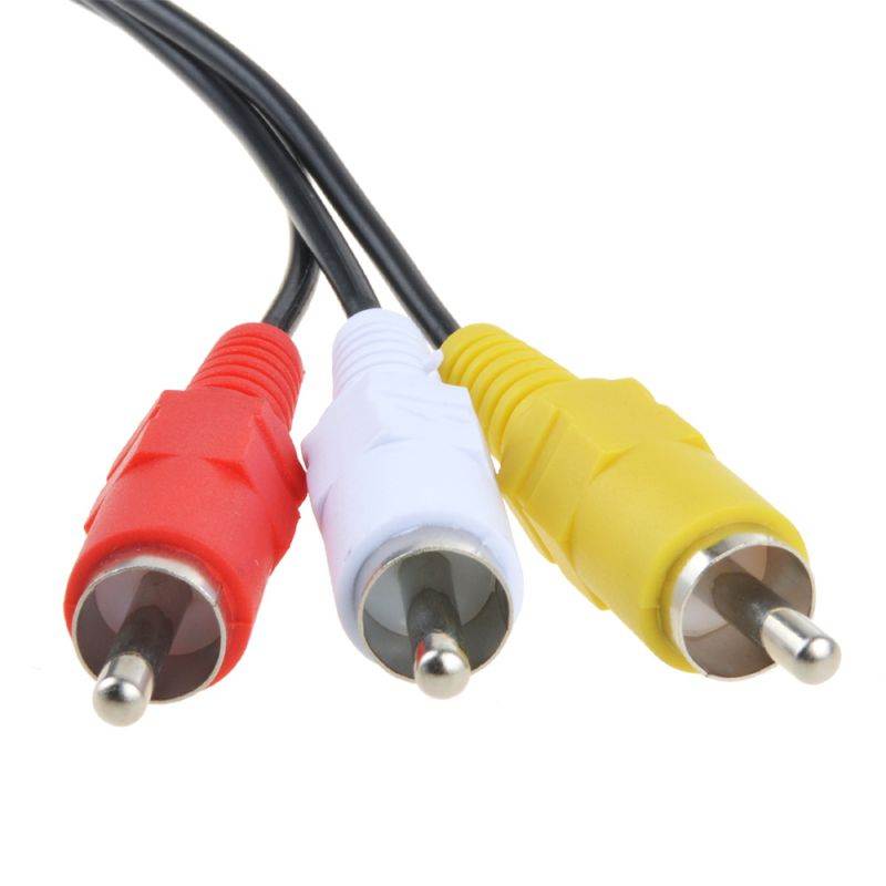 ABLEGRID Camera Video Audio AV Cable Mini USB to 3 RCA (4FT)