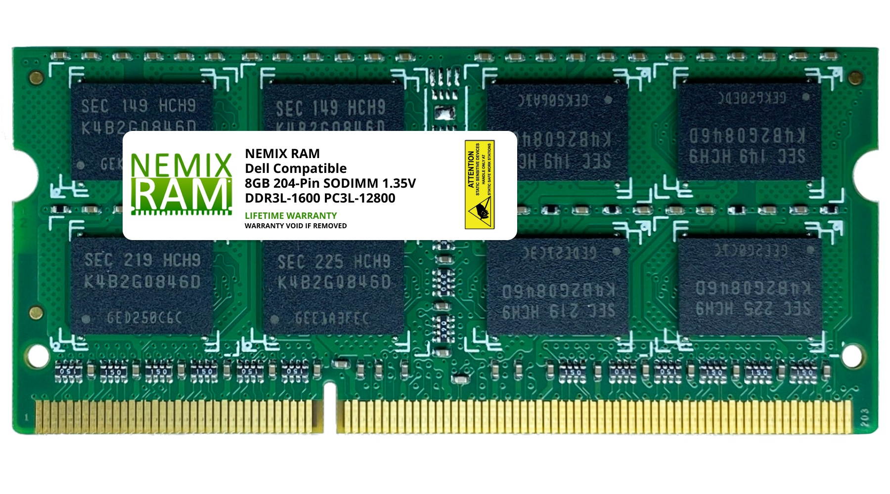 NEMIX RAM 8GB DDR3L-1600 PC3L-12800 Replacement for DELL SNPN2M64C/8G A7022339
