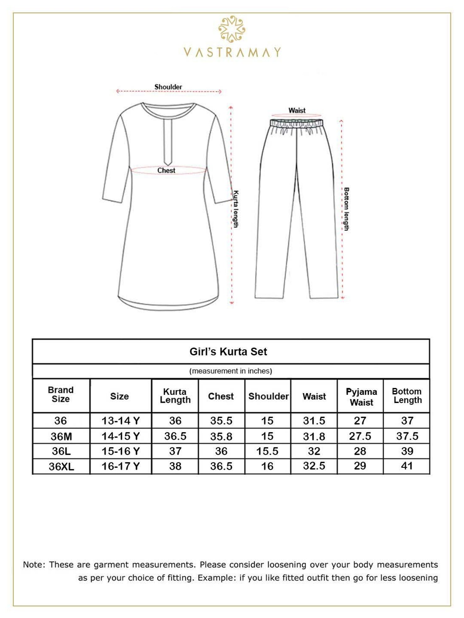 VASTRAMAY Kids White Cotton Embroidery Clothing Sets