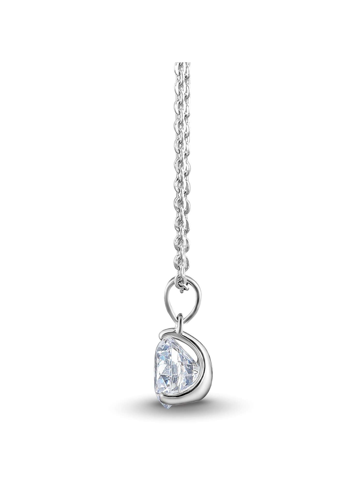 Silberry 92.5 Sterling Silver Solitaire Dream 8 mm Pendant