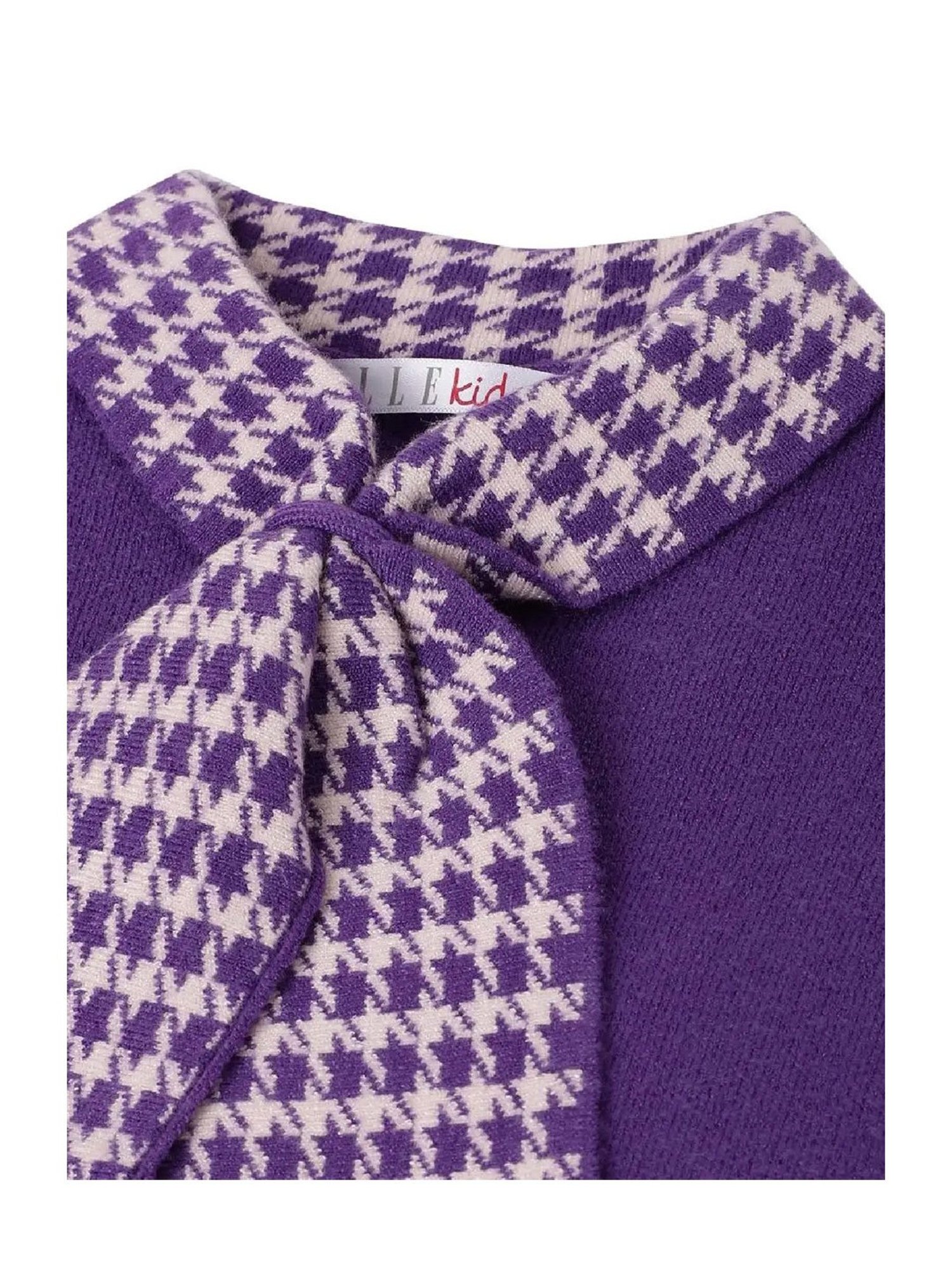 Elle Kids Lilac Solid Full Sleeves Sweater