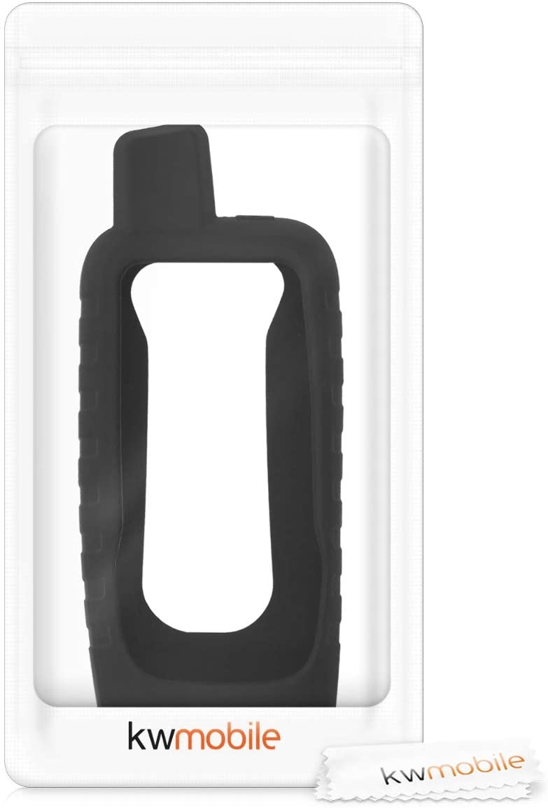 kwmobile Case Compatible with Garmin GPSMAP 86s / 86sc - GPS Handset Navigation System Soft Silicone Skin Protective Cover - Black