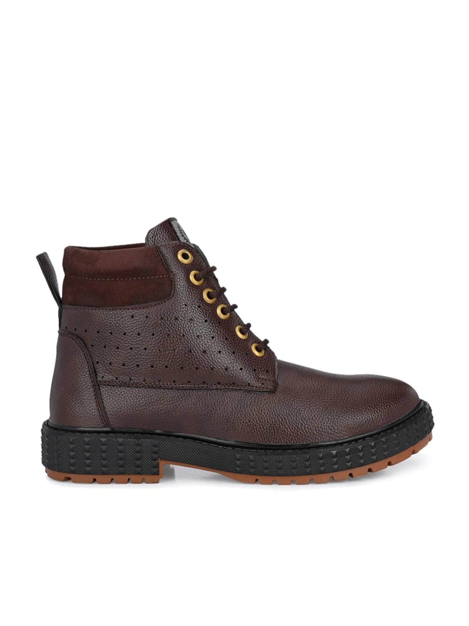 Prolific Men's Brown Derby Boots