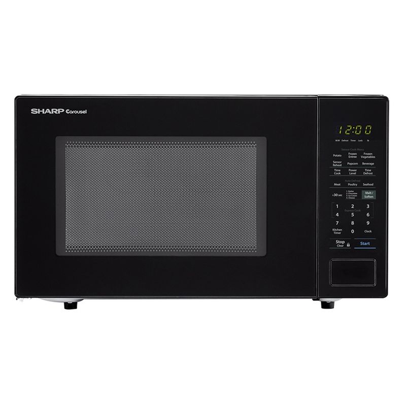 Sharp SMC1441CB Countertop Microwave Oven 1.4 cu. ft. 1000 Watts, Black (Manufacturer Refurbished)