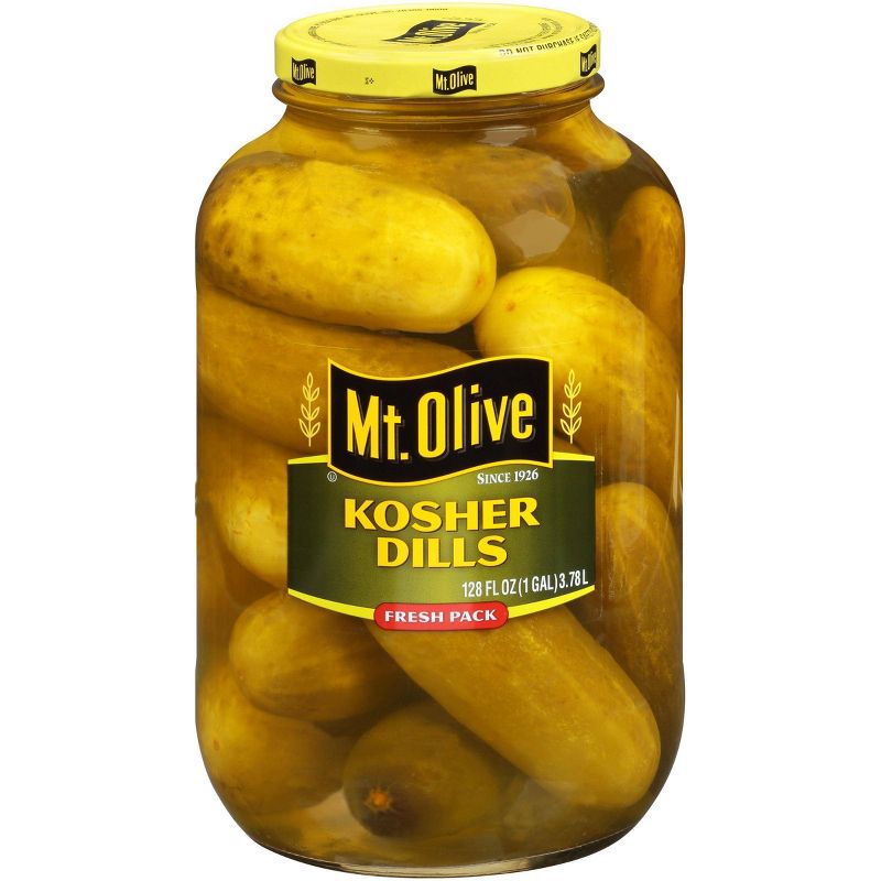 Mt. Olive Fresh Pack Kosher Dills - 128 fl oz