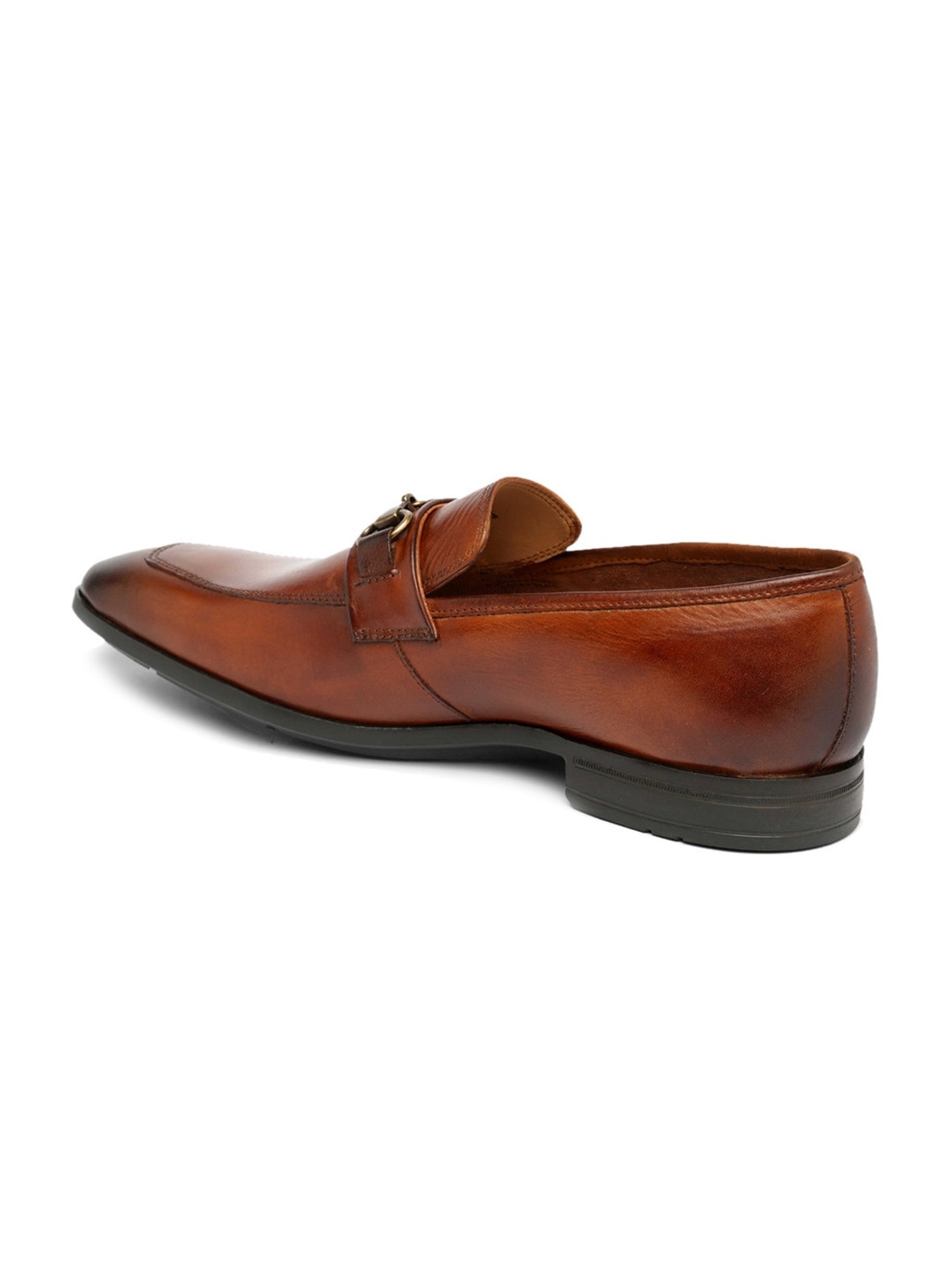 Ruosh Men's Tan Formal Loafers