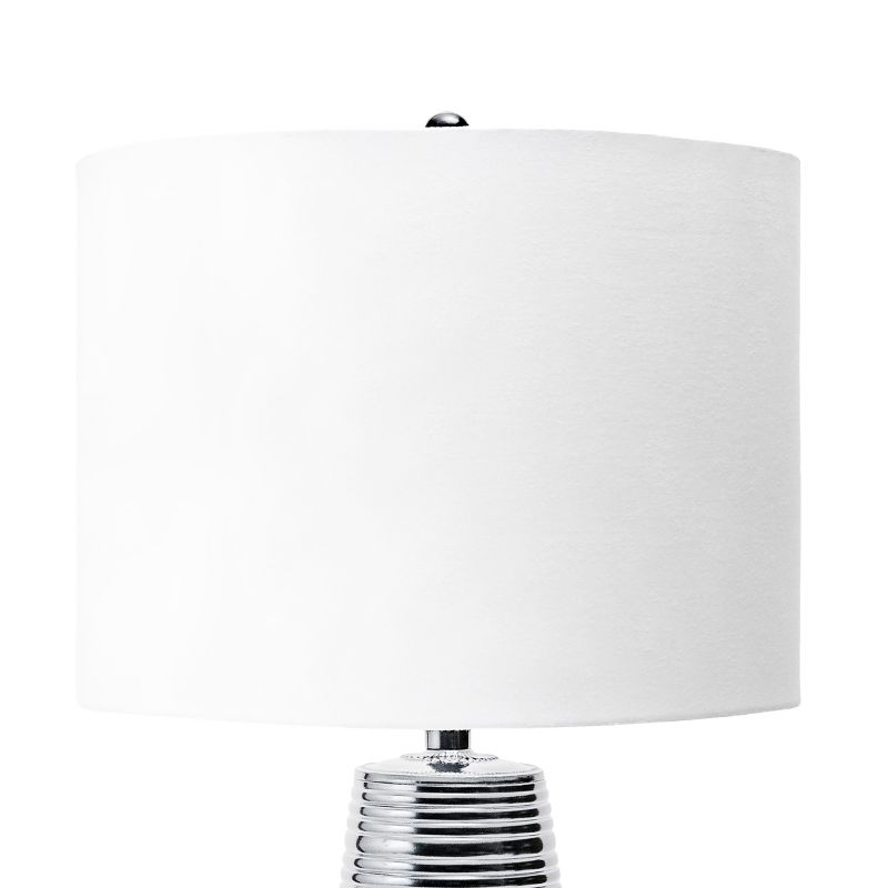 nuLOOM Riverside 23" Alumunim Lamp Lighting - Black 23" H x 13" W x 13" D