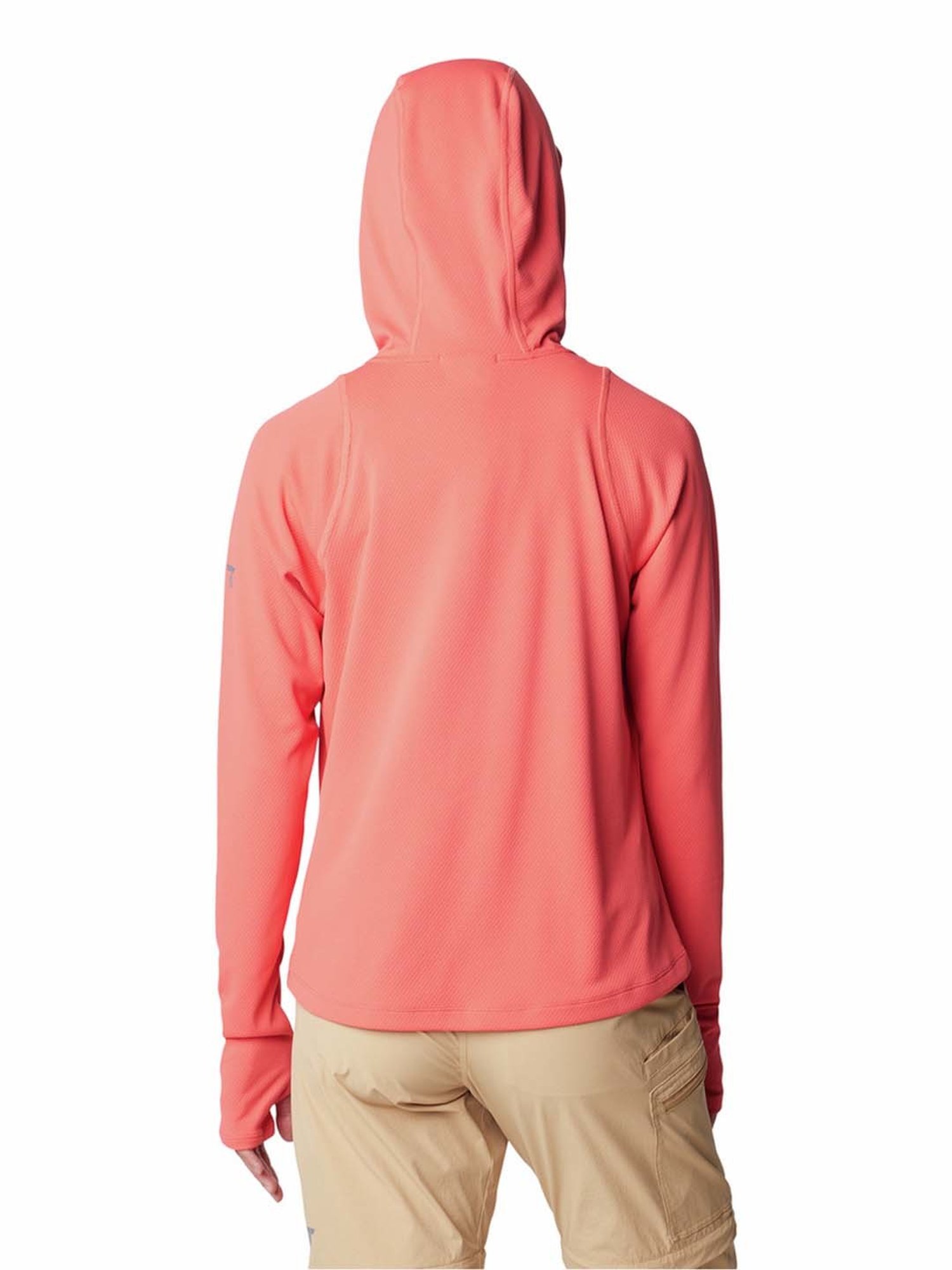 Columbia Peach Regular Fit Sports Hoodie