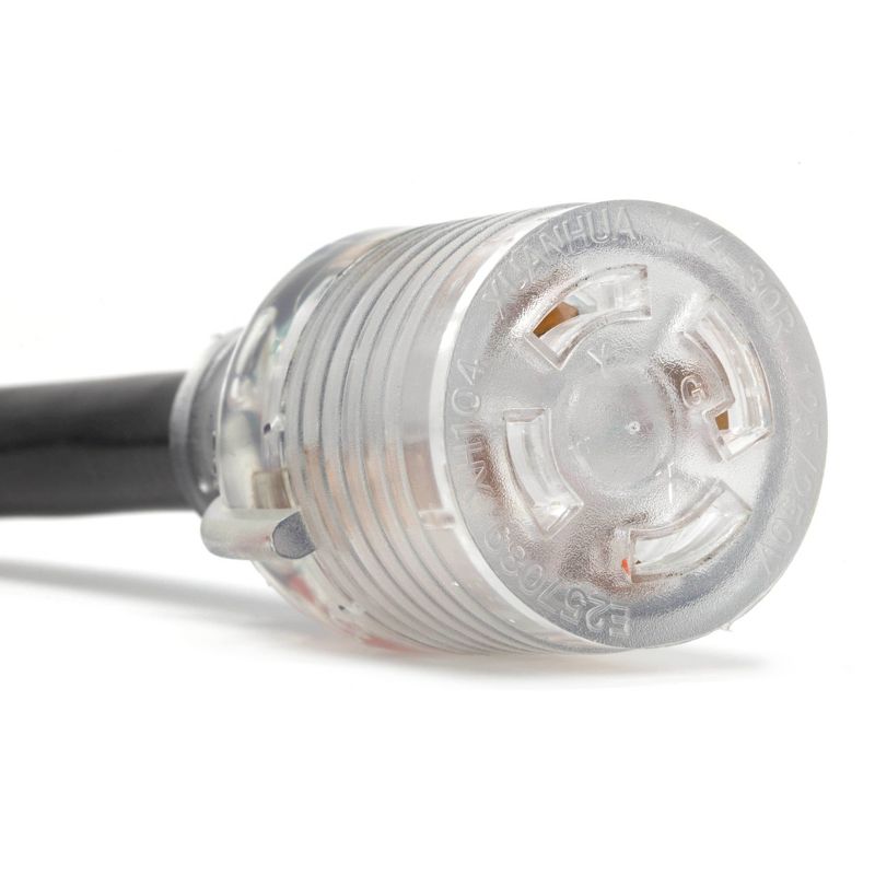 WEN PC5030 15ft 10-Gauge Transfer-Switch-Ready Generator Adapter Extension Cord w/ Light-Up Plug