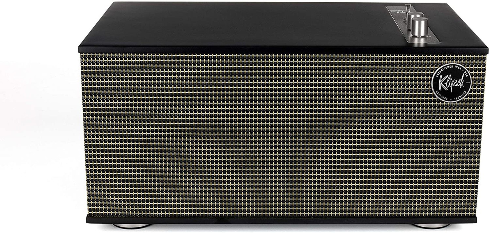 Klipsch Heritage Wireless The Three II Tabletop Stereo in Matte Black